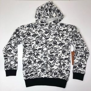 Nordstrom X Cristina Martinez Kids' Blooming Faces hoodie - kids M